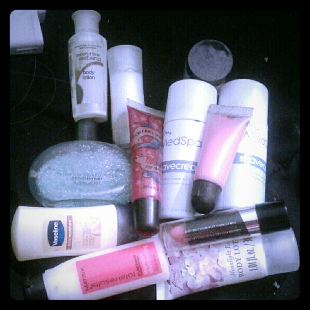 Bundle. Lotion, makeup, shave, pigment